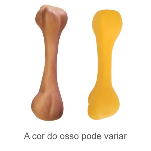 15095407760 2773 large default Brinquedo para Cachorro Mordedor Osso Borracha Pet 16 cm c/ Som Cores Variadas