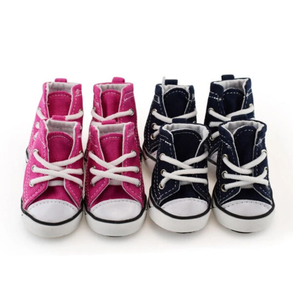 15191345525 4 p s inverno ao ar livre quente pet c o denim sapatos filhote de cachorro.jpg Q90.jpg Tenis Pet tipo All Star Cores Variadas Atacado Pet Shop