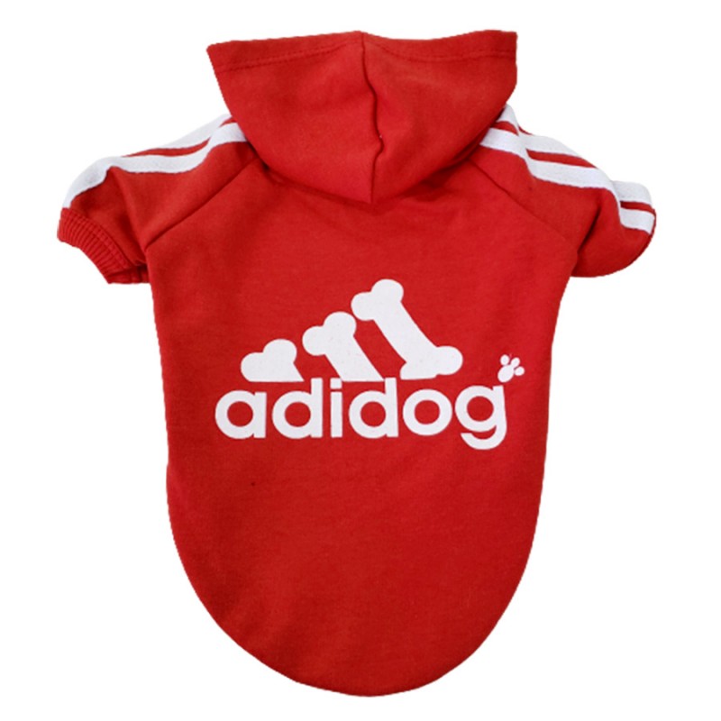 Roupa Pet Atacado Moletom Capuz Pet Cor Vermelho