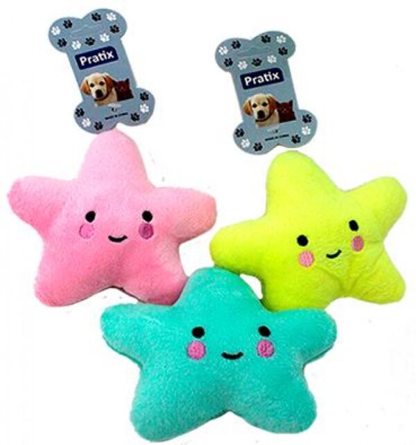 15203368420 brinquedo pet pelucia estrela 9x11 cm 44 12 1 1 Estrela 10 cm Cães e Gatos Brinquedo de Pelúcia Pet Atacado