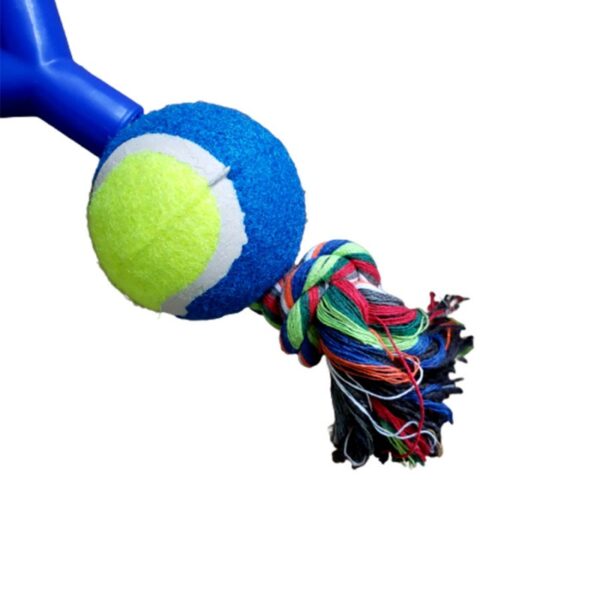 15205076027 Corda com bola de tenis curta brinquedo p cachorro atacado pet shop202 Corda com bola de tênis curta brinquedo p/ cachorro atacado pet shop