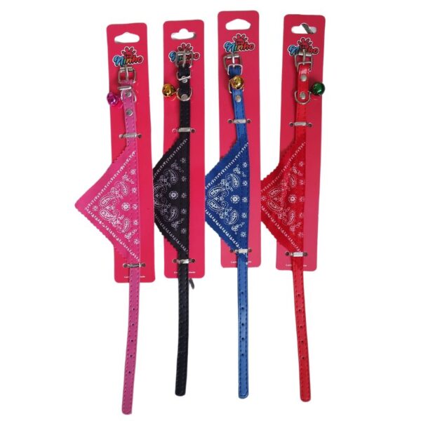 Coleira Bandana P Cartela c/ 12 Cores Sortidas Atacado Pet - Image 3