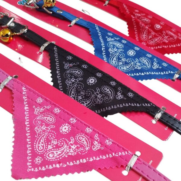 Coleira Bandana P Cartela c/ 12 Cores Sortidas Atacado Pet - Image 4