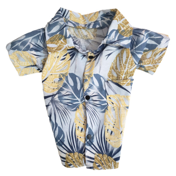 15236327159 Camisa20verao20azul20floral20para20caes20atacado20pet20shop2001202090020x20900 1 Roupa Pet Macho Nº 0 ao 6 estampas variadas