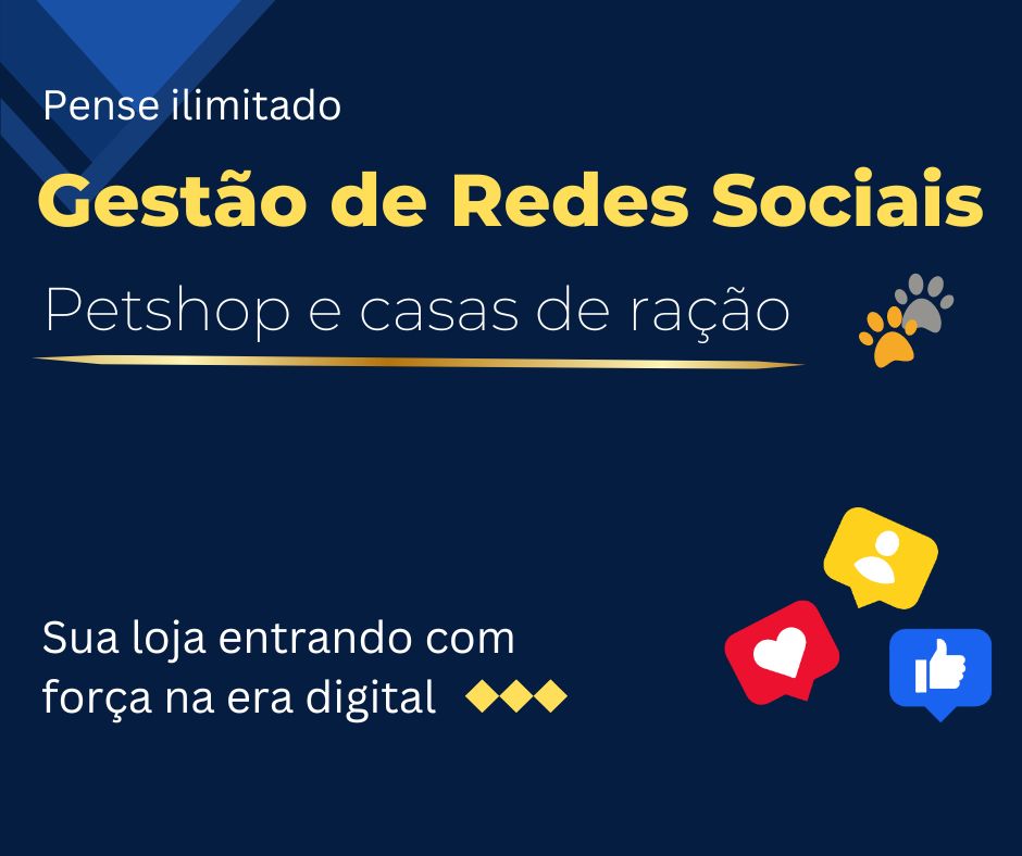 Gestão de redes sociais para pet shop