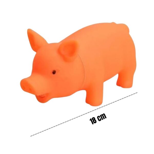 15308606220 porco que ronca4 Porco Borracha G 18 cm Ronco Similar ao Porco Brinquedo Atacado Pet Shop