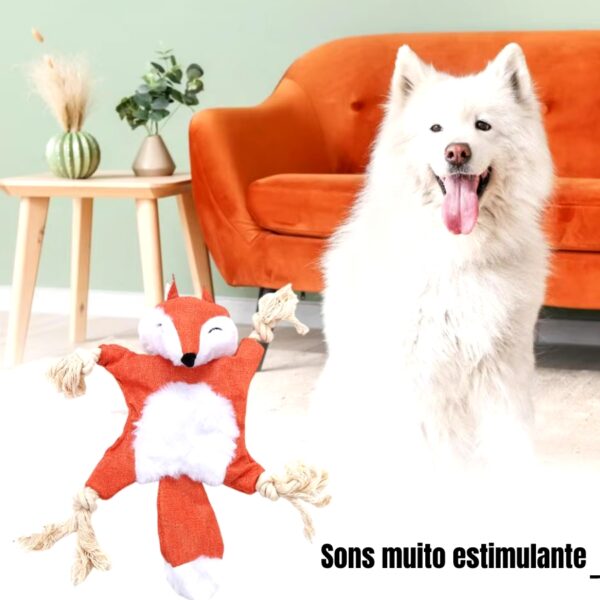 15309787065 raposa guaxinim 2 Brinquedo Pelúcia e Corda Raposa, Esquilo e Guaxinim Atacado Pet Shop