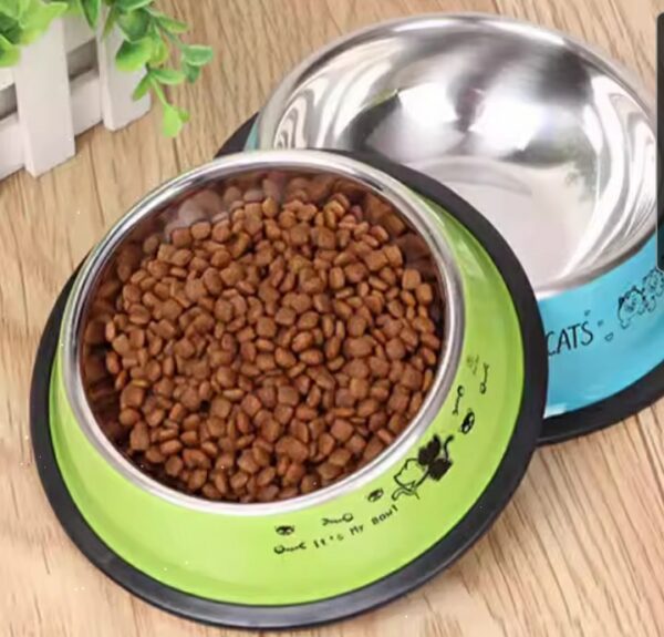 Comedouro inox Estampado 150 ml antiderrapante P - Image 4